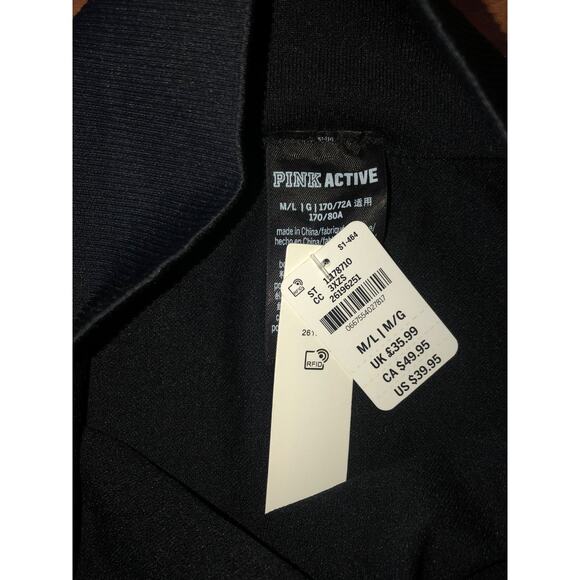 NWT 3 pairs of VS PINK SEAMLESS LEGGINGS ALL NEW WITH TAGS size medium - Picture 7 of 12